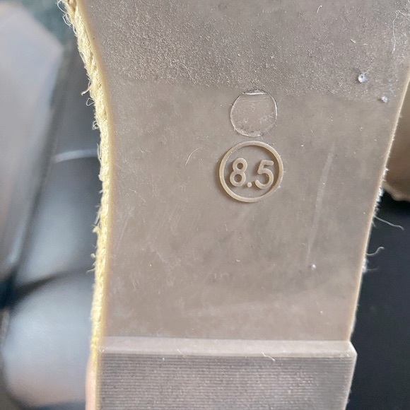 A.N.A Espadrilles Sandals Light Grey Size 8.5 - Picture 13 of 13